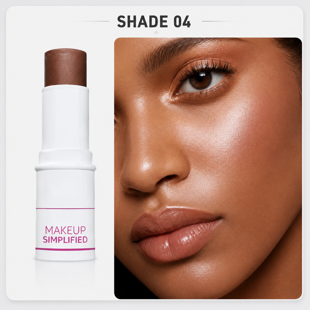 3-in-1 Complexion Stick – Buildable Foundation, Concealer & Contour with a Natural Finish