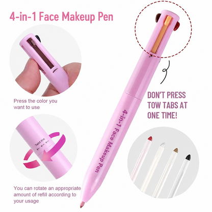 ✨BUY 1 GET 1 FREE💖4-in-1 Face Makeup Pen 24H Waterproof — Smudge-Proof, All-Day Wear