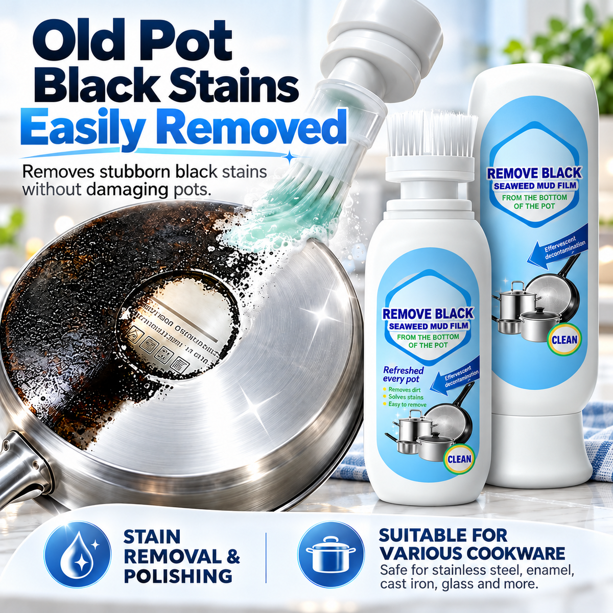 Pot & Pan Black Stain Remover