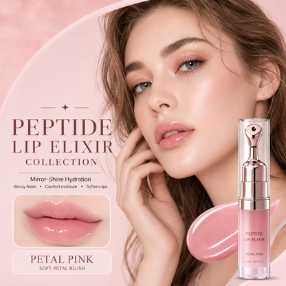 Peptide Lip Elixir – Hydrating Glossy Lip Serum for Plump, Smooth & Soft Lips