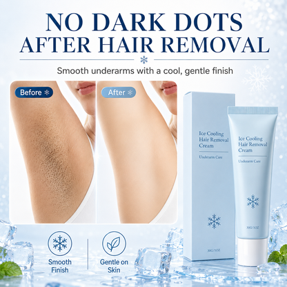 Ice Cooling Hair Removal Cream – Gentle Full-Body Depilatory for Smooth, Refreshed Skin