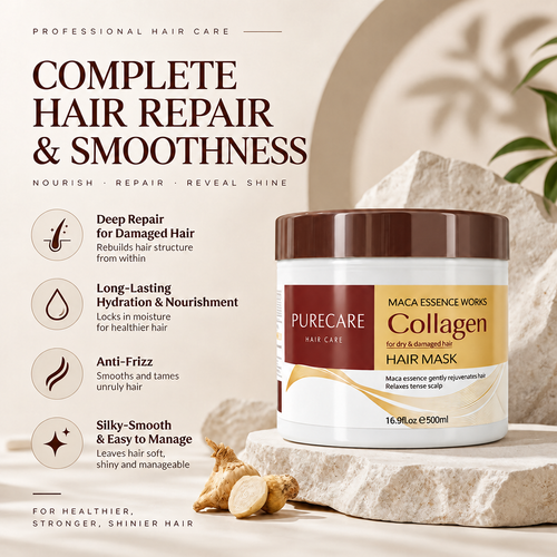 Collagen Repair Hair Mask – Deep Nourishment for Softer, Smoother & Shinier Hair