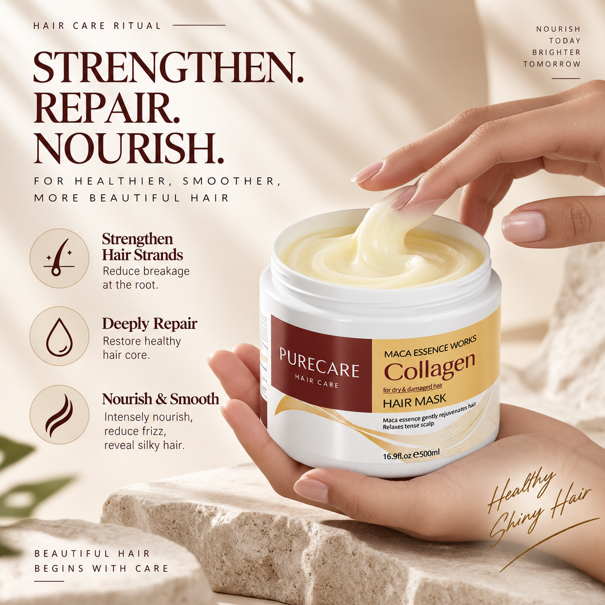 Collagen Repair Hair Mask – Deep Nourishment for Softer, Smoother & Shinier Hair