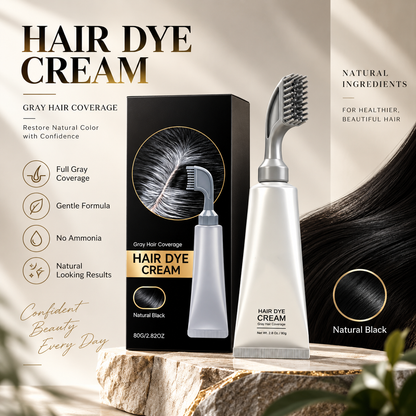 Precision Comb Gray Coverage Hair Dye Cream