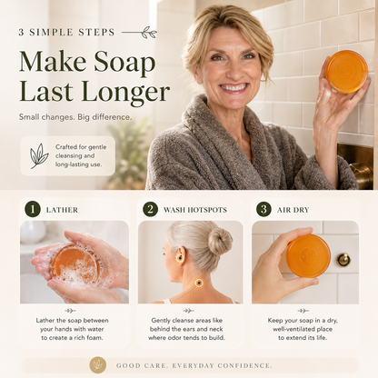 Japanese Persimmon Deodorizing Soap – Fresh & Gentle Daily Body Cleansing Bar