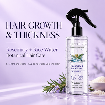 Rosemary & Rice Water Hair Growth Spray