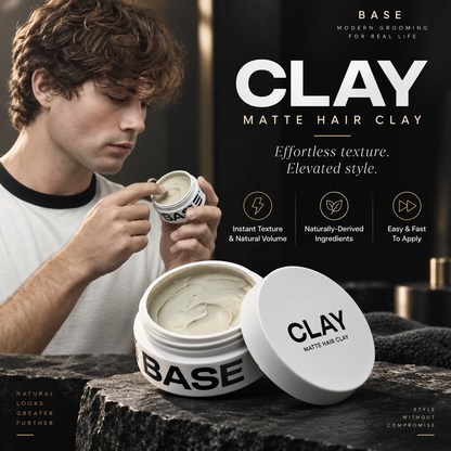 Premium Matte Hair Clay for Men – Strong Hold, Natural Texture & Low Shine Finish