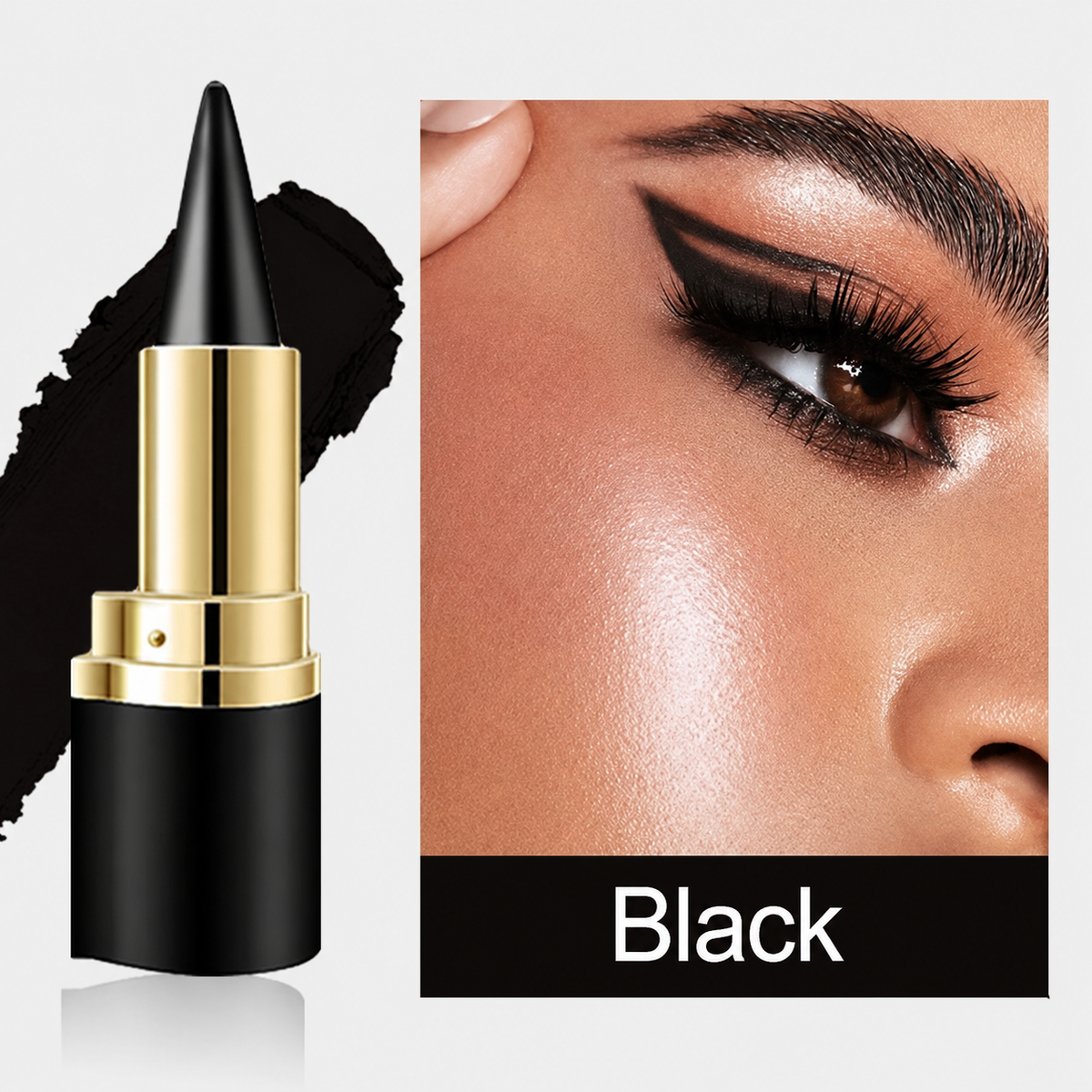 Waterproof Long-Wear Quick-Drying Gel Eyeliner Pencil