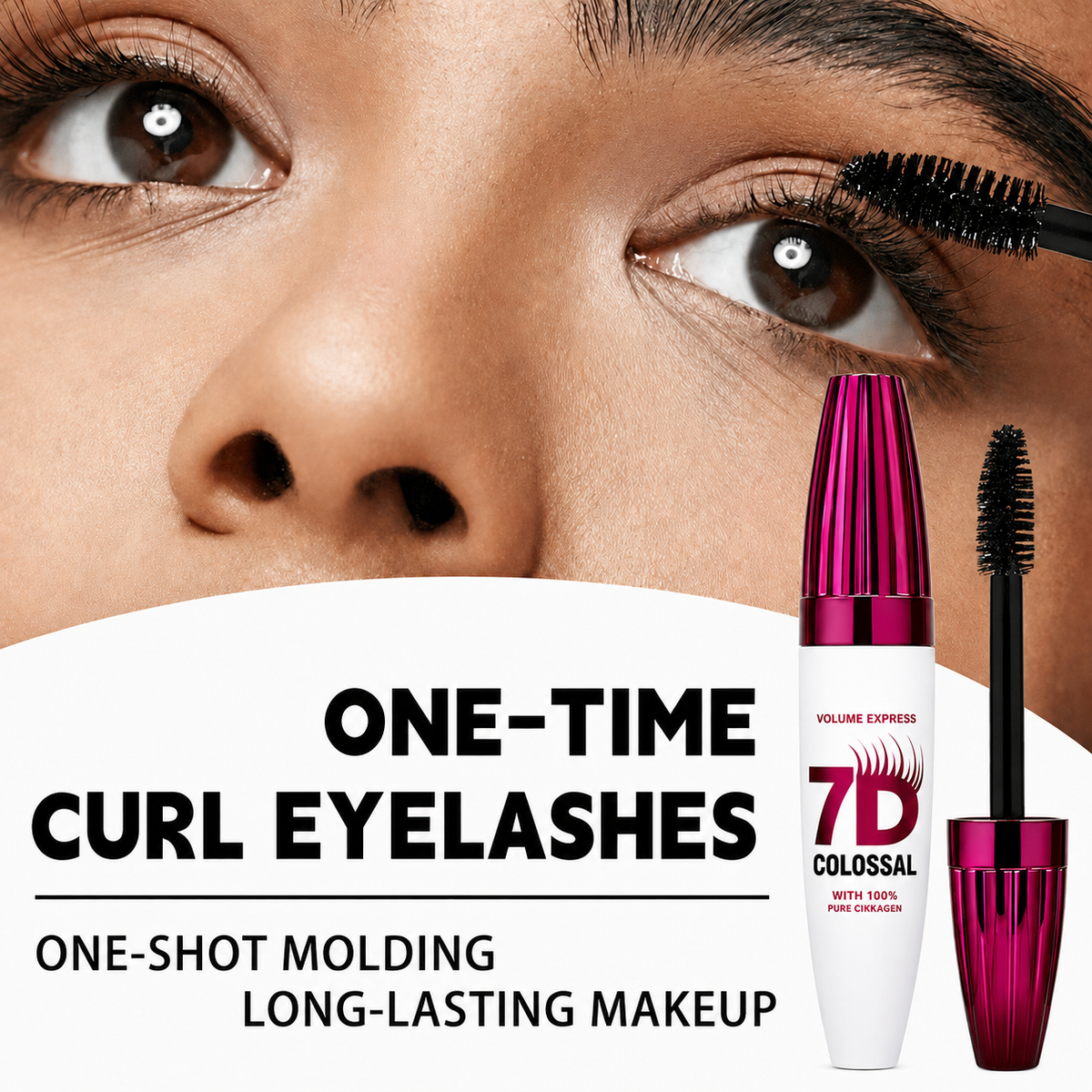 7D Waterproof Long Lasting Volume Mascara