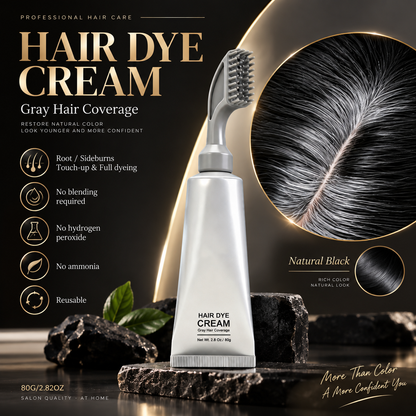 Precision Comb Gray Coverage Hair Dye Cream