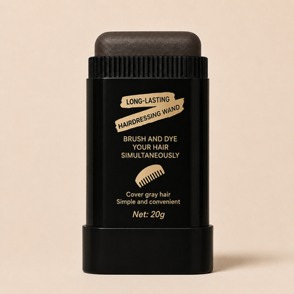 Gray Coverage Hair Dye Comb Stick | Root & Hairline Touch-Up